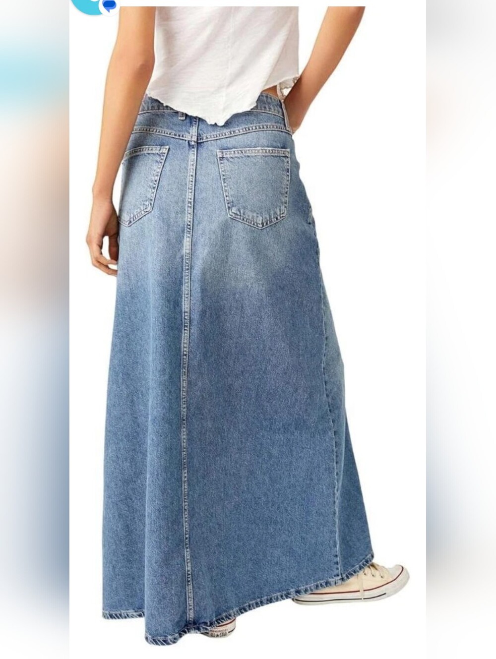 We The Free By Free People *Come As You Are Maxi Skirt *Size 6 * NWOT - Picture 2 of 3